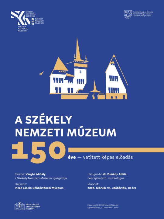Vetített képes előadás a múzeum 150 évéről Kézdivásárhelyen