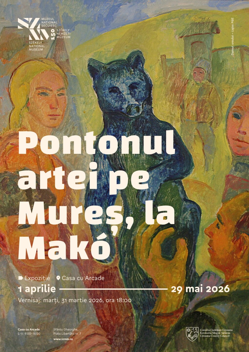 Pontonul artei pe Mureș, la Makó