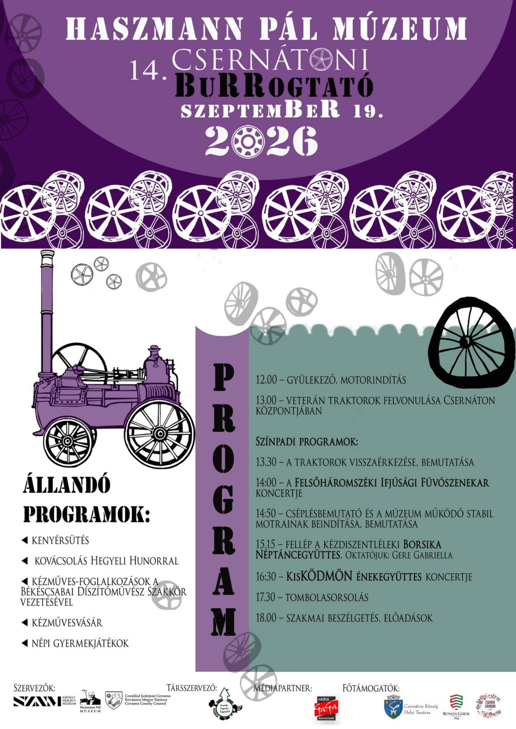 Újra felburrognak a motorok Csernátonban!